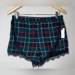 Revolve Lover + Friends Young Romance Tartan Plaid Shorts Size Small